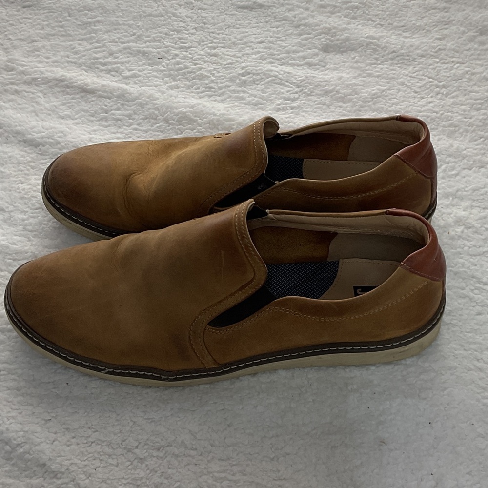 Men's Brown Slip-On J&M Shoes